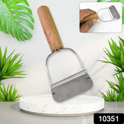 Wooden Handle Metal Vegetable Cutter Peeler Slicer (1 Pc) thumbnail 6