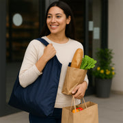 7737 Reusable Grocery Bags - Reusable Bags With Handles - Washable Reusable Shopping Bags Foldable thumbnail 6