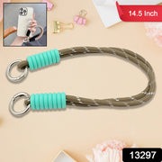 Multipurpose Two Sided Adjustable Hand Wrist Strap Lanyardwith Cellphone Phone Strap (1 Pc  14.5 Inch  Multicolor) thumbnail 6