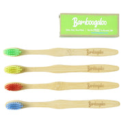 Bamboo Toothbrush Set For Adults (Pack Of 4) thumbnail 3