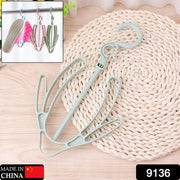 9136 Shoes Drying Hanger Rotatable Shoe Hanging Racks For Balcony Closet (1pc) thumbnail 7
