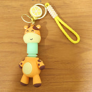 Cute Giraffe Cartoon Keychain (1 Pc) thumbnail 6