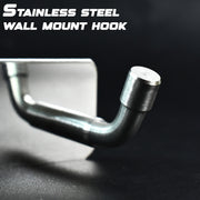 Stainless Steel Wall Mounted Coat 3 Hook Rack (14x3  1 Pc) thumbnail 5