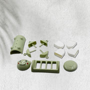 5899 Pig Shape Mold Ice Candy Popsicle Mold Ice Plastic Ice Candy Maker Kulfi Maker Molds Set With 4 Cups thumbnail 2
