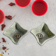 8224 Festo Ceramic Tea  Cups  Mug Set Including Snacks  Serving Bowl Milk Cup Coffee Cup Tea Cup Breakfast Cup Drinking Mug Or Outdoor For Household Gift For Birthday Wedding Party (4 Pcs Set) thumbnail 4