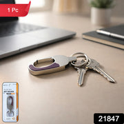 Premium Stainless Steel Carabiner Keychain With Secure Locking Clip 1 Pc thumbnail 6