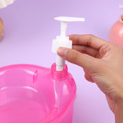 12589 Double Layer Liquid Soap Dispenser With Pump And Sponge Practical For Hotel Sink Clear Soap Dispensing Liquid Pump Bottle For Home  Kitchen Rectangle ( 2 In 1 ) thumbnail 2