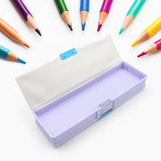 4138 Multipurpose Compass Box Plastic Double Deck Pencil Case With 2 Compartments Supplies Utility Box Storage Organizer Pencil Box For School Cartoon Printed Pencil Case For Kids Birthday Gift For Girls  Boys thumbnail 2