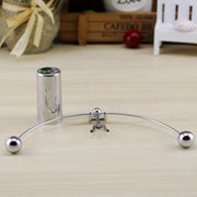 7875 Mini Steel Balance Toy Decoration Pendulum Newton Cradle Balance Ball Tumbler Desk Toy Metal Man Home Home Decoration Crafts thumbnail 2