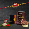 Rakhi (K1_316_em)  Chocolate Magic  Rakhi Combo With Card And Chocolate  Chocolates Gift  Rakhi  Chocolate For Brother  Rakhi With Gift  Set Of 1 Rakhi