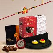Rakhi (K1_511_em32)  Chocolate Magic 32gm Rakhi  Chocolate For Brother Rakhi With Chocolate Rakhi With Gift Rakhi Combo Set Of 1 Rakhi Chocolate thumbnail 1