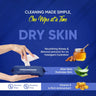 Beautiful Basics Dry  Sensitive Skin Face Wipes (2 Pkts X 50 Pcs Wipes)