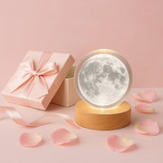 3d Crystal Ball Lamps With Base  (1 Pc) thumbnail 3
