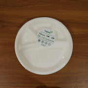 Vegnar 4 Compartment Disposable Food Serving Plate Set (10 Pc) thumbnail 6