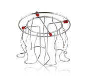 2134 Stainless Steel Glass Holder Glass Hanging Organizer For Kitchen Bars Pubs thumbnail 3