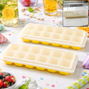 24 Grid Pop Up Ice Cube Tray Set With Lid (2 Pc Set) thumbnail 1