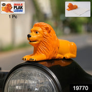 Premium Oranje Plak Leeuw Lion Car Dashboard Toy (1 Pc) thumbnail 5