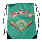 Water-resistant Nylon Drawstring Backpack Bag (1 Pc) thumbnail 4