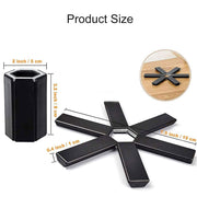 Folding Insulated Pad For Hot Pots - Foldable Trivet Mats (1 Pc) thumbnail 2