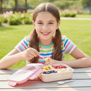 Plastic 3 Compartment Lunch Box For Kids thumbnail 2