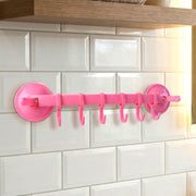 Multipurpose Wall-mounted Plastic Hanging Rack (6 Hook 1 Pc) thumbnail 5