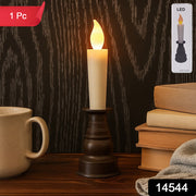 Premium Led Flameless Candle With Holder (1 Pc) thumbnail 7