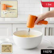 Portable Usb Rechargeable Electric Handheld Whisk Mixer (1 Set) thumbnail 7