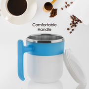 5767 Stainless Steel Lid Cover Hot Coffeetea Mug Hot Insulated Double Wall Stainless Steel Coffee And Milk Cup With Lid - Coffee Cup (1 Pc ) thumbnail 3