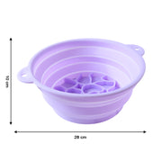 Multipurpose Folding Silicone Facial Ice Bath Bowl thumbnail 4