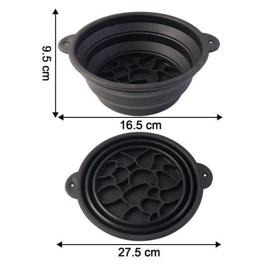 Portable Foldable Silicone Ice Bath Bowl (1 Pc)