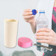 12683 Travel Coffee Cup Portable Water Bottle Wheat Straw Coffee Tea Mug Coffee Mug With Lids For Coffee Tea (300 Ml Approx) thumbnail 4