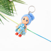 Multifunction Doll Rakhi For Kids  Cute Soft Toy Rakhi With Keychain Use  Decorative Fancy Rakhi Cum Keyring For Boys  Girls thumbnail 2