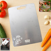 Apex Large Stainless Steel Multipurpose Chopping  Cutting Board (260x360mm  1 Pc) thumbnail 6