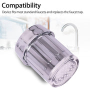 Multi Colors Changing Led Light Stream Faucet Tap Adapter (1 Pc) thumbnail 2