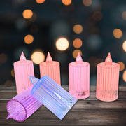Decorative Flameless Electronic Led Candle Light Set (6 Pc) thumbnail 4