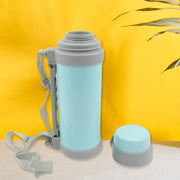 Stainless Steel Insulation Thermos Double-wall Vacuum Insulated Water Bottle For Travel Outdoor Fitness Portable Travel Pot Camping Coffee Portable Car Travel Keep Hot  Cold Large Capacity (1200 Ml) thumbnail 1