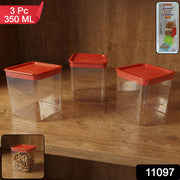 3 Piece Airtight Food Storage Container Set (1 Set  350 Ml) thumbnail 7
