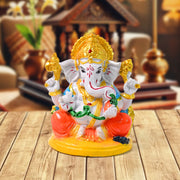 Lord Ganesha Idol  Ganpati Statue  Ganpatii Bappa Showpiece For Gifts (1 Pc) thumbnail 1