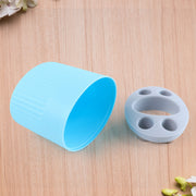 Multipurpose Bathroom Toothbrush And Utility Holder Stand With Multiple Slots (1 Pc) thumbnail 2