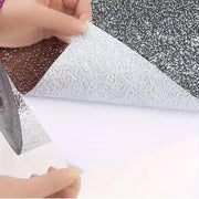 Self-adhesive Kitchen Back Splash Wallpaper Aluminum Foil Wall Paper (60200 Cm) thumbnail 2