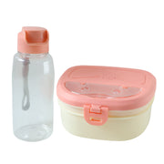Plastic Lunch Box With Water Bottle Combo Set (1 Set) thumbnail 3