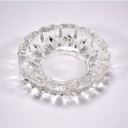 4066 Paricutin Glass Crystal Quality Cigar Cigarette Ashtray Round Tabletop For Home Office Indoor Outdoor Home Decor thumbnail 1