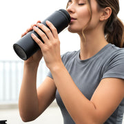 Premium Stainless Steel Sports Water Bottle With Flip Top Lid 900 Ml thumbnail 4