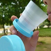 B Grade Portable Travelling Cup  Tumbler With Lid (Pack Of 1) thumbnail 1