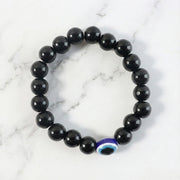 Elegant Dual-tone Crystal Beaded Stretch Bracelet (1 Pc) thumbnail 2