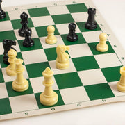 Small Premium Portable Chess Set Plastic Chess Pieces (1 Set) thumbnail 4