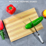 2193 Natural Wood Chopping Cutting Board For Kitchen Vegetables Fruits  Cheese Bpa Free. thumbnail 3