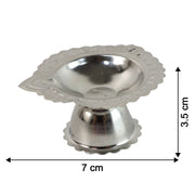 Stainless Steel Traditional Puja Diya Stand  (1 Pc) thumbnail 5