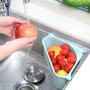 2119 Triangular Multi Functional Drainer Shelf Sink Storage Holder thumbnail 3
