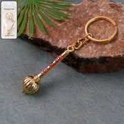 Mace Design Jai Shree Ram Golden Keychain (1 Pc) thumbnail 5